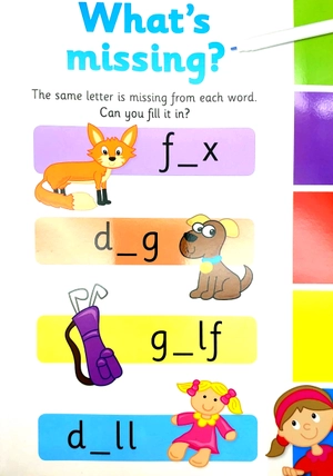 bộ wipe clean i can spell - book with pen age 6+