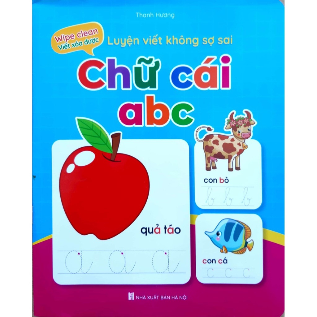 bộ wipe clen viết xóa được (bộ 5 cuốn)