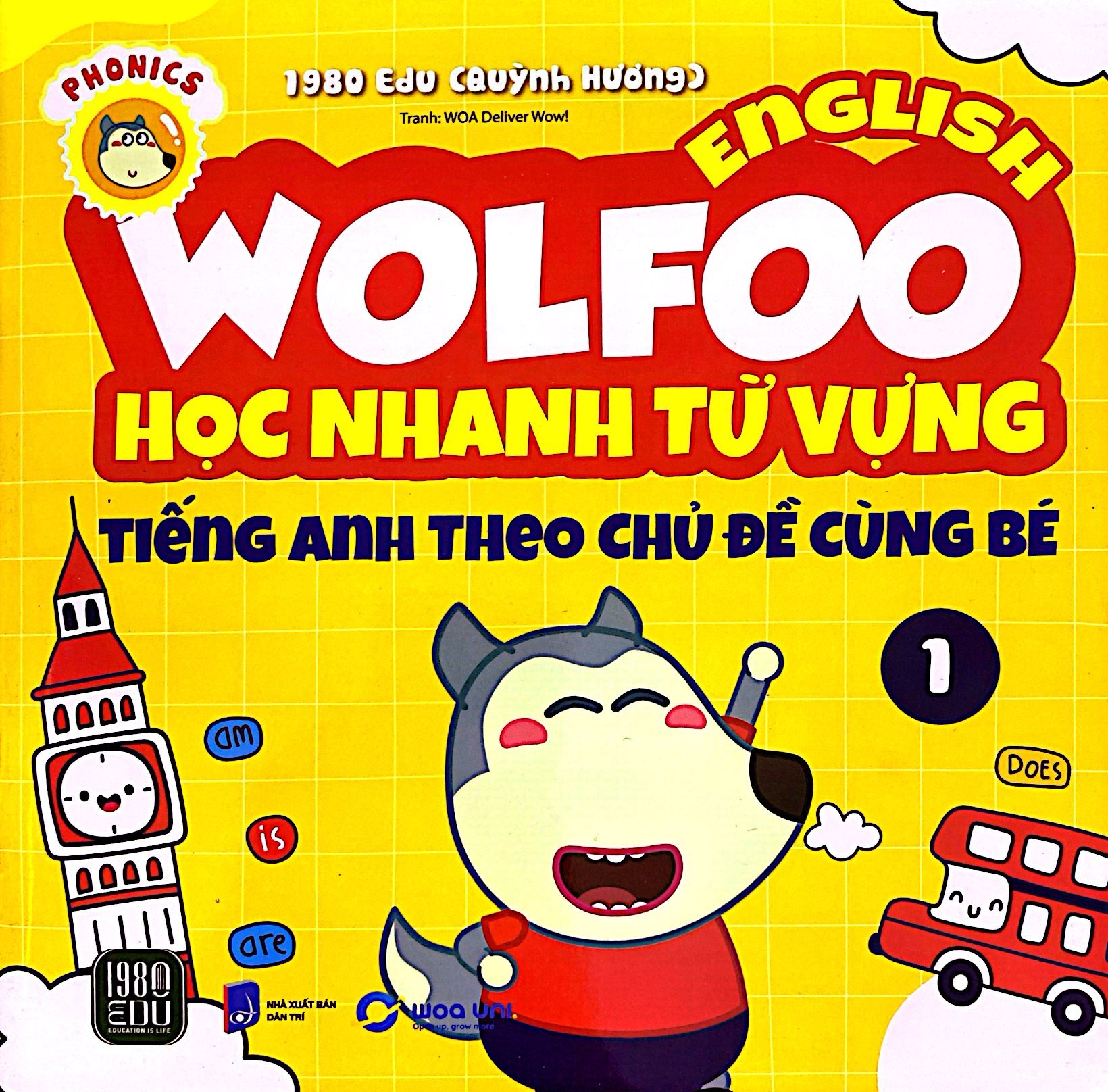 bộ wolfoo english - học nhanh từ vựng tiếng anh theo chủ đề cùng bé 1