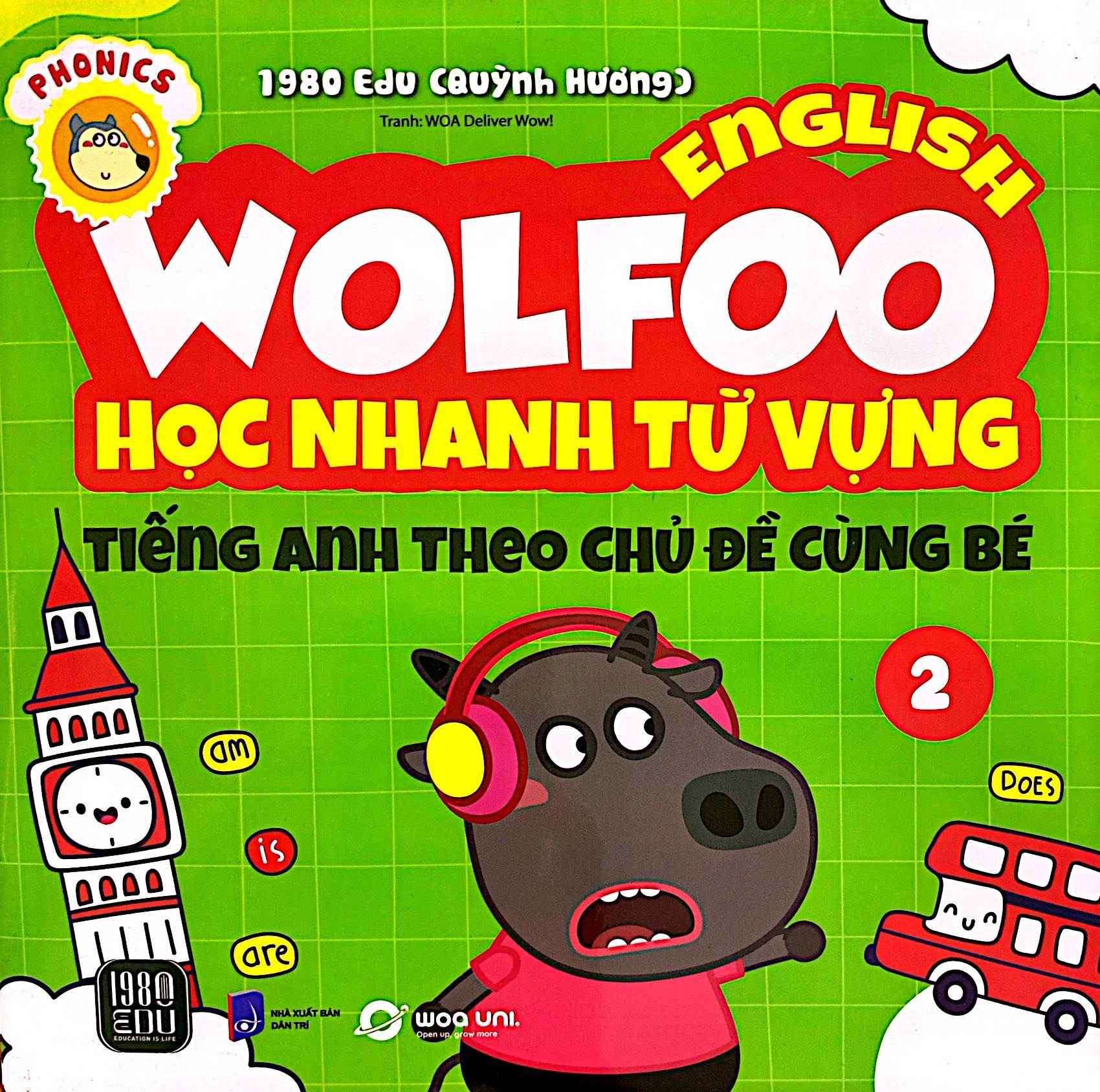 bộ wolfoo english - học nhanh từ vựng tiếng anh theo chủ đề cùng bé 2