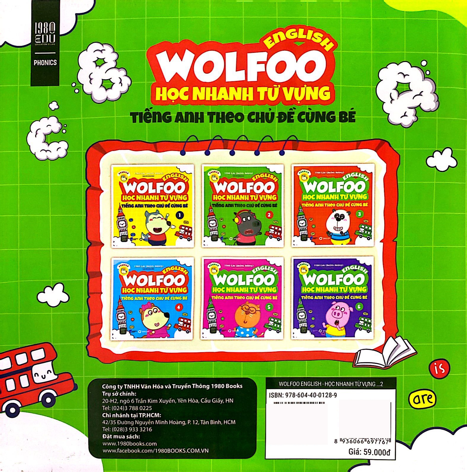 bộ wolfoo english - học nhanh từ vựng tiếng anh theo chủ đề cùng bé 2