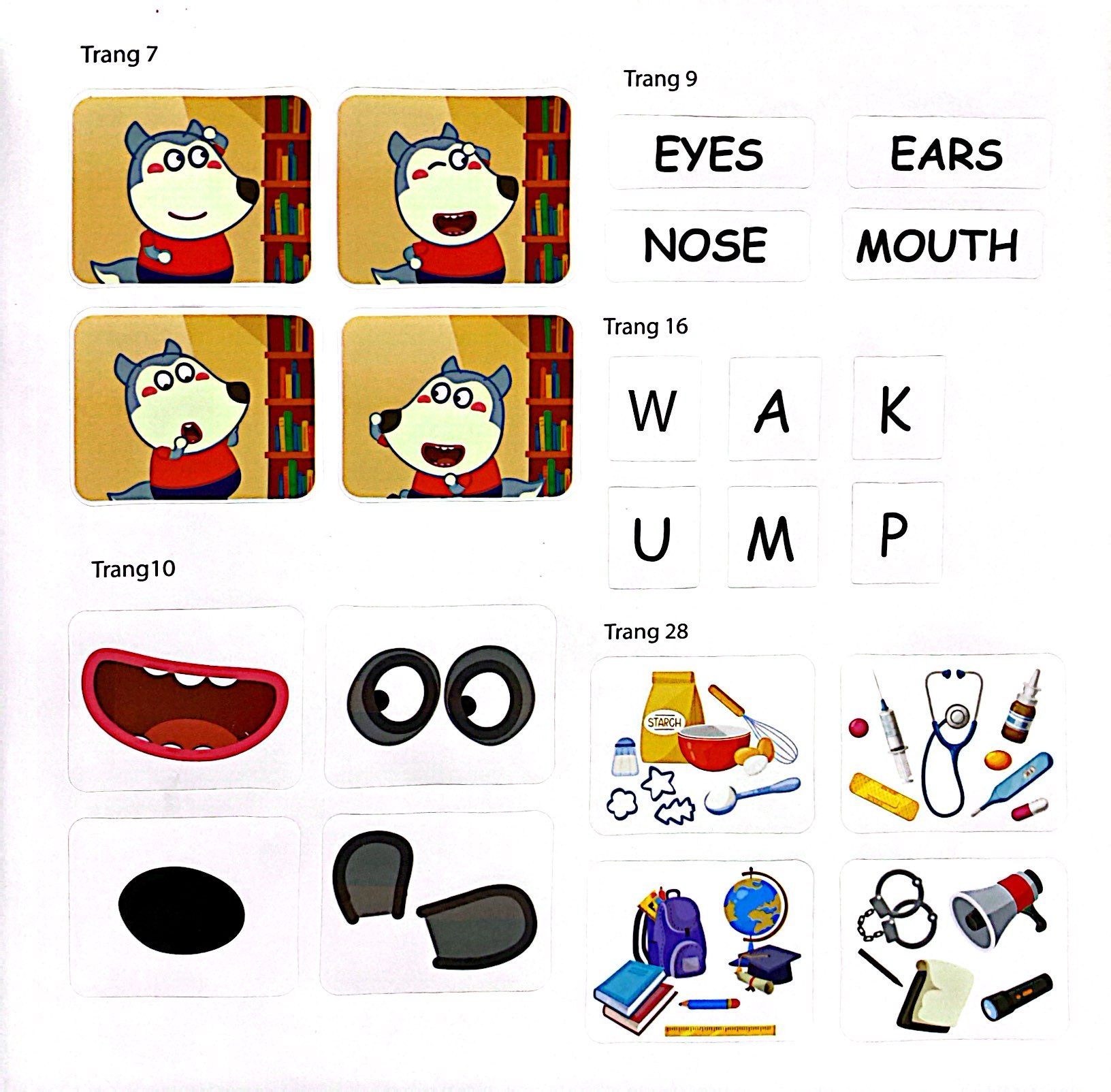 bộ wolfoo english - học nhanh từ vựng tiếng anh theo chủ đề cùng bé 4