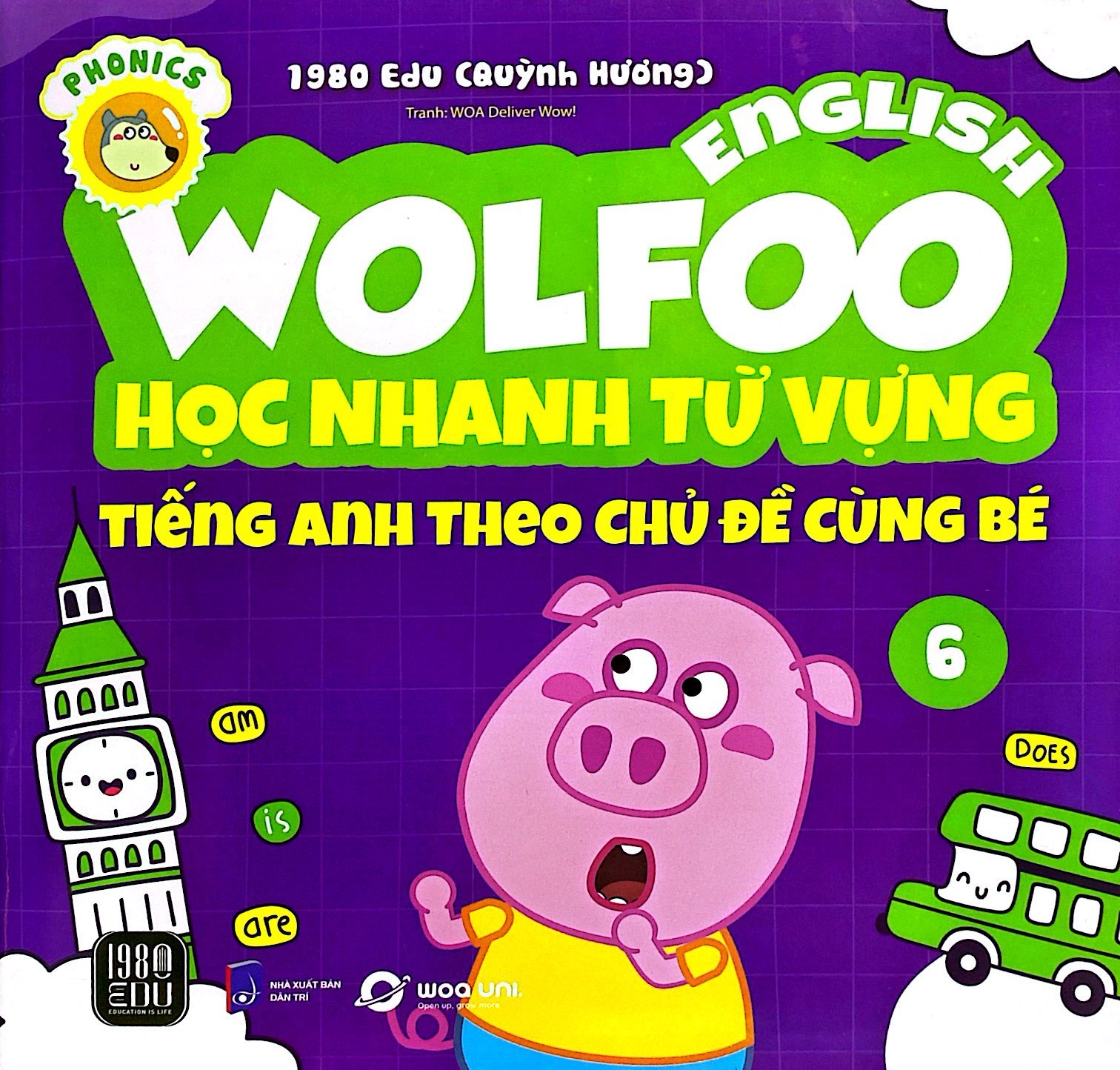 bộ wolfoo english - học nhanh từ vựng tiếng anh theo chủ đề cùng bé 6