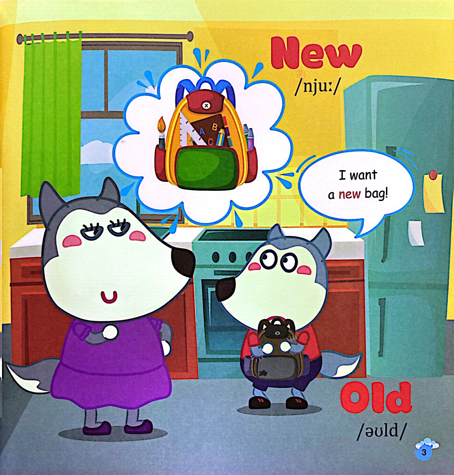 bộ wolfoo english - học nhanh từ vựng tiếng anh theo chủ đề cùng bé 6