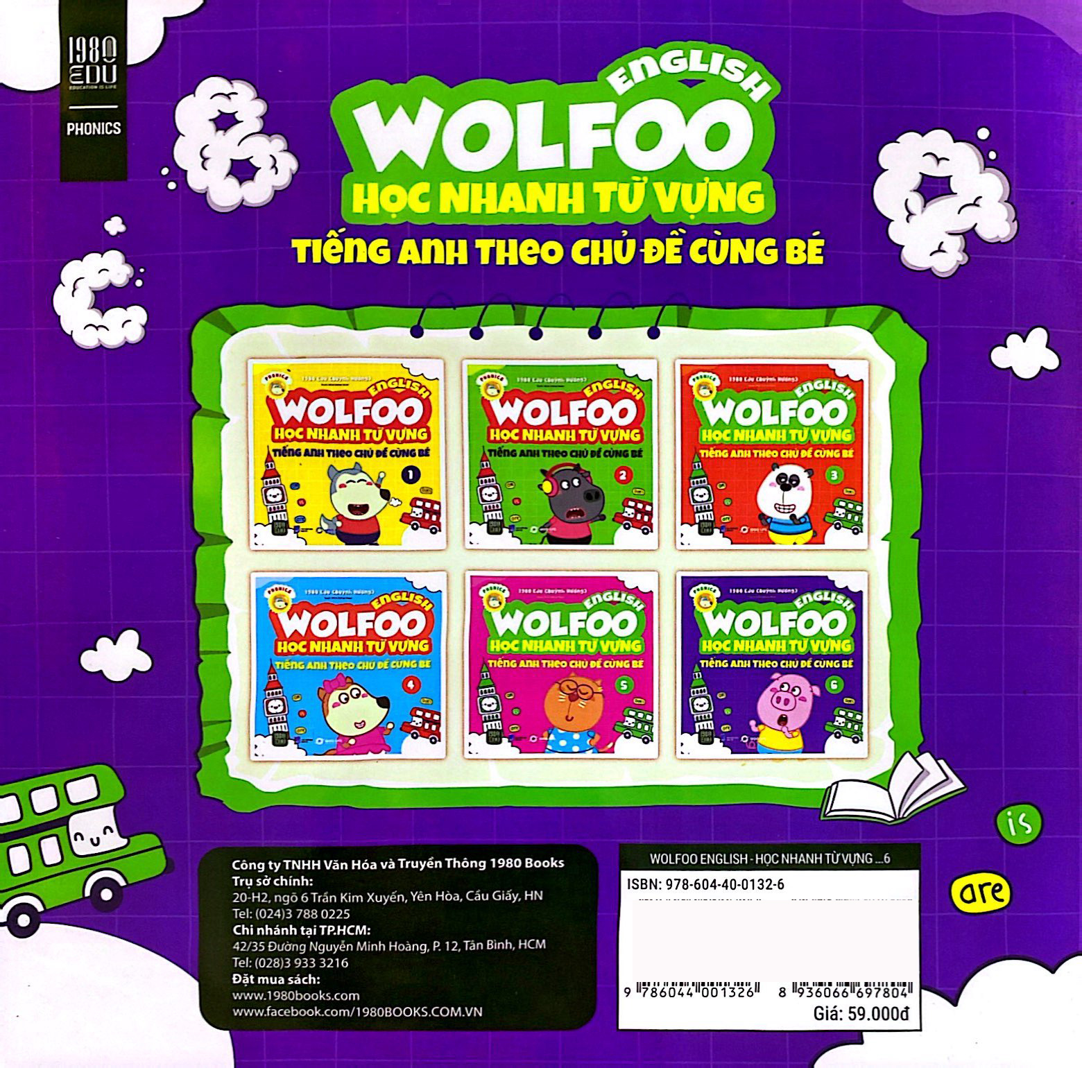 bộ wolfoo english - học nhanh từ vựng tiếng anh theo chủ đề cùng bé 6