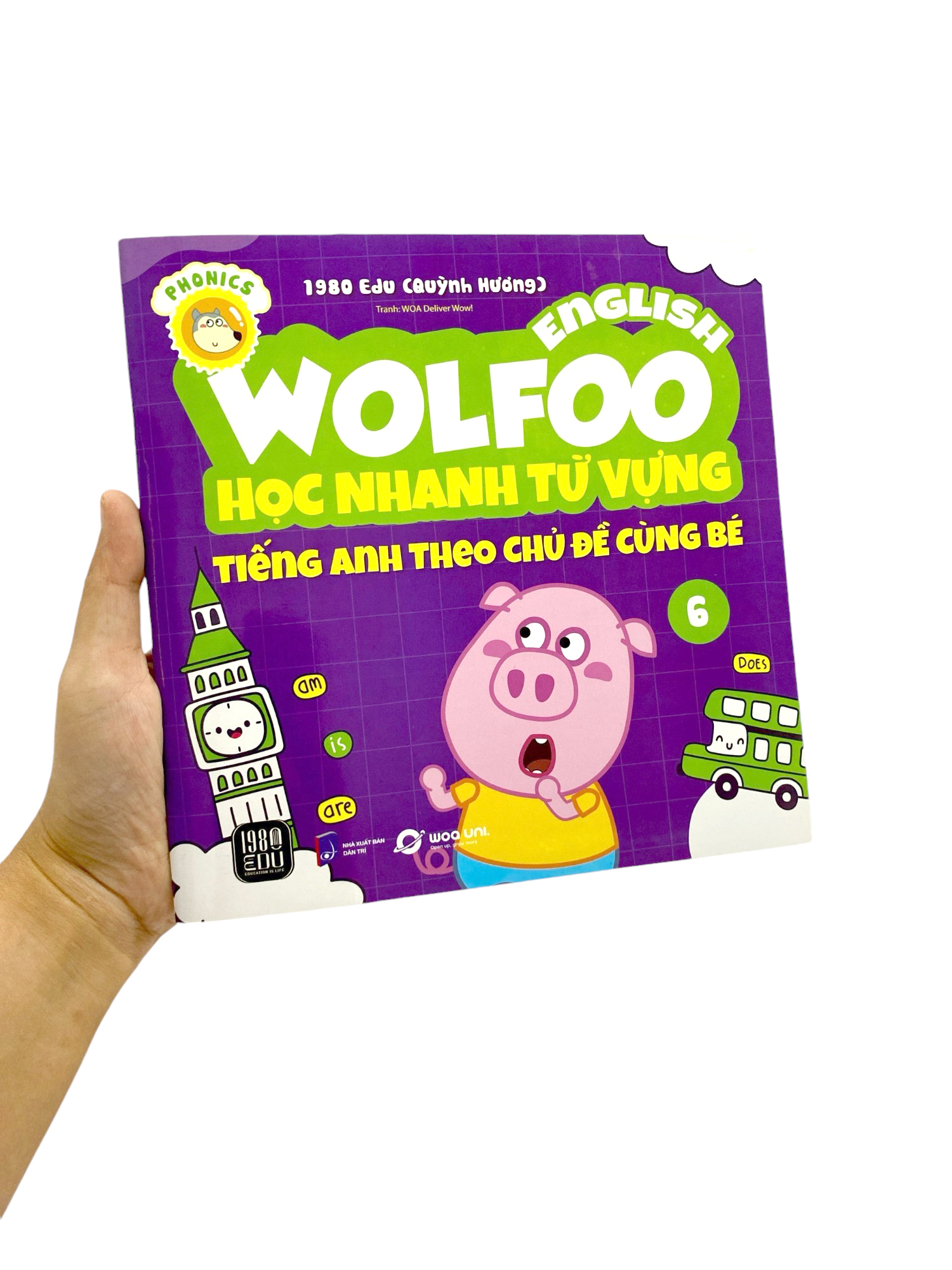 bộ wolfoo english - học nhanh từ vựng tiếng anh theo chủ đề cùng bé 6