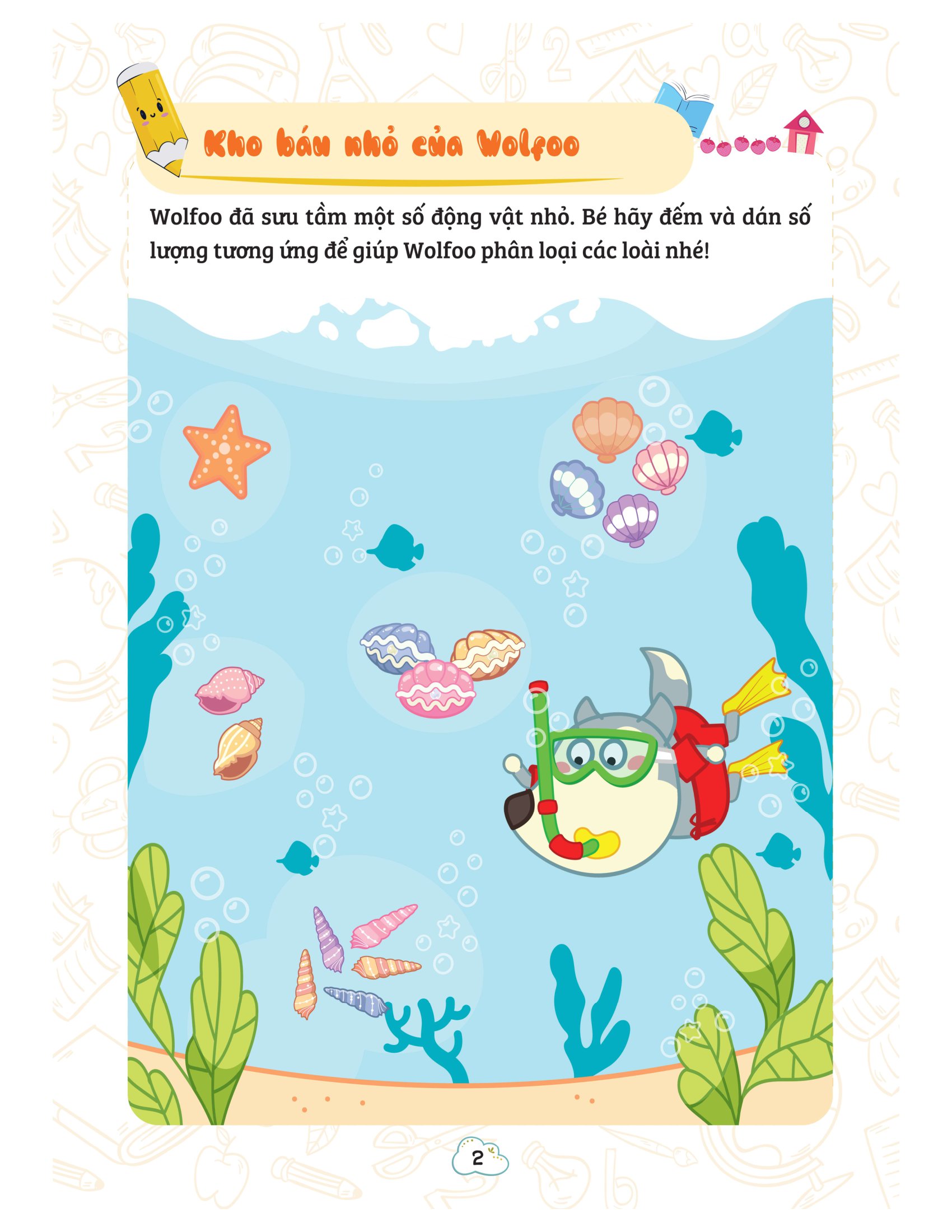 bộ wolfoo khám phá toán học vui - tập 1