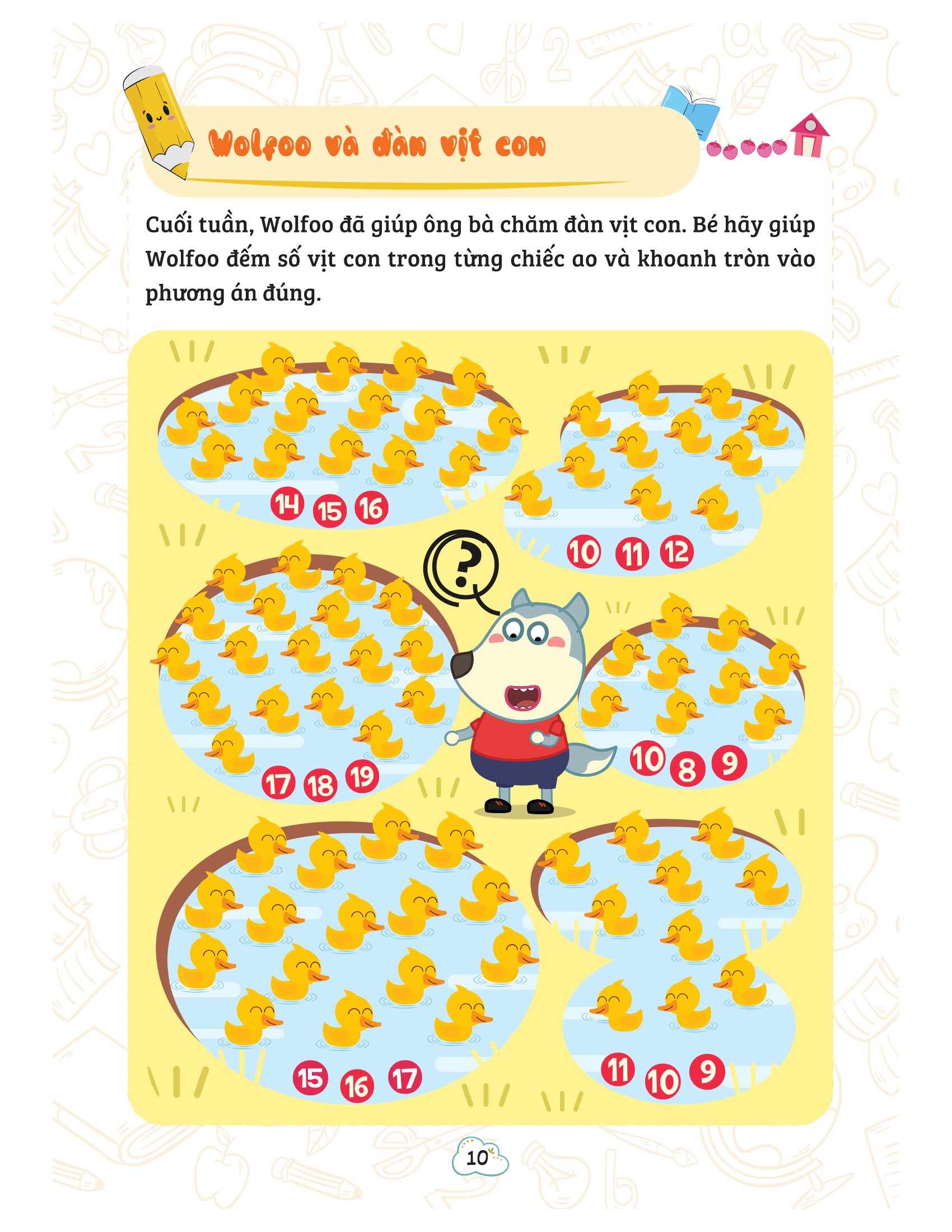 bộ wolfoo khám phá toán học vui - tập 2