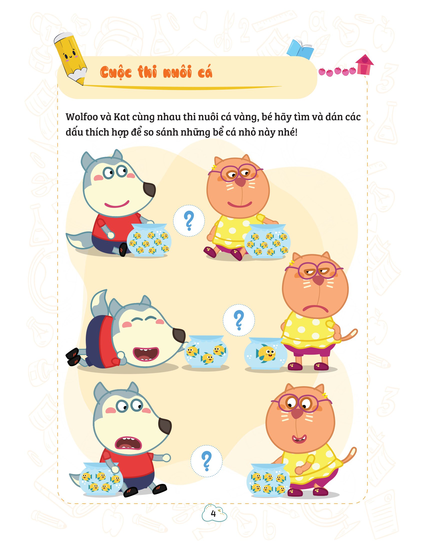 bộ wolfoo khám phá toán học vui - tập 3