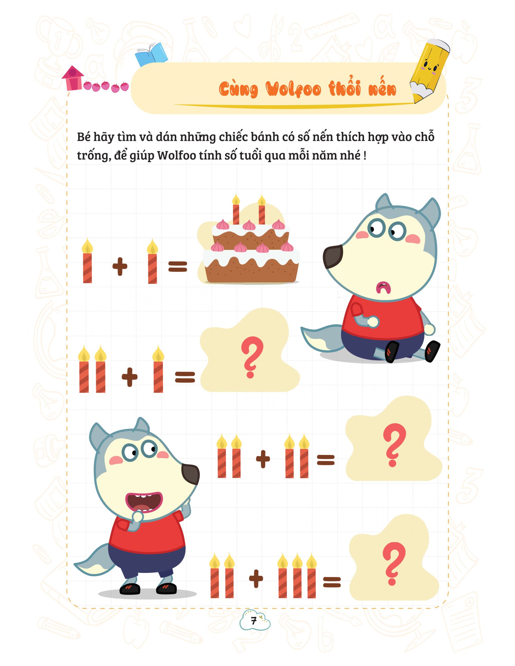 bộ wolfoo khám phá toán học vui - tập 3