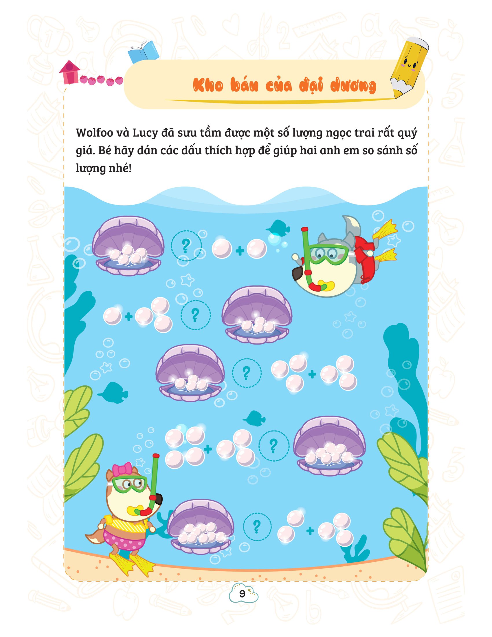 bộ wolfoo khám phá toán học vui - tập 4