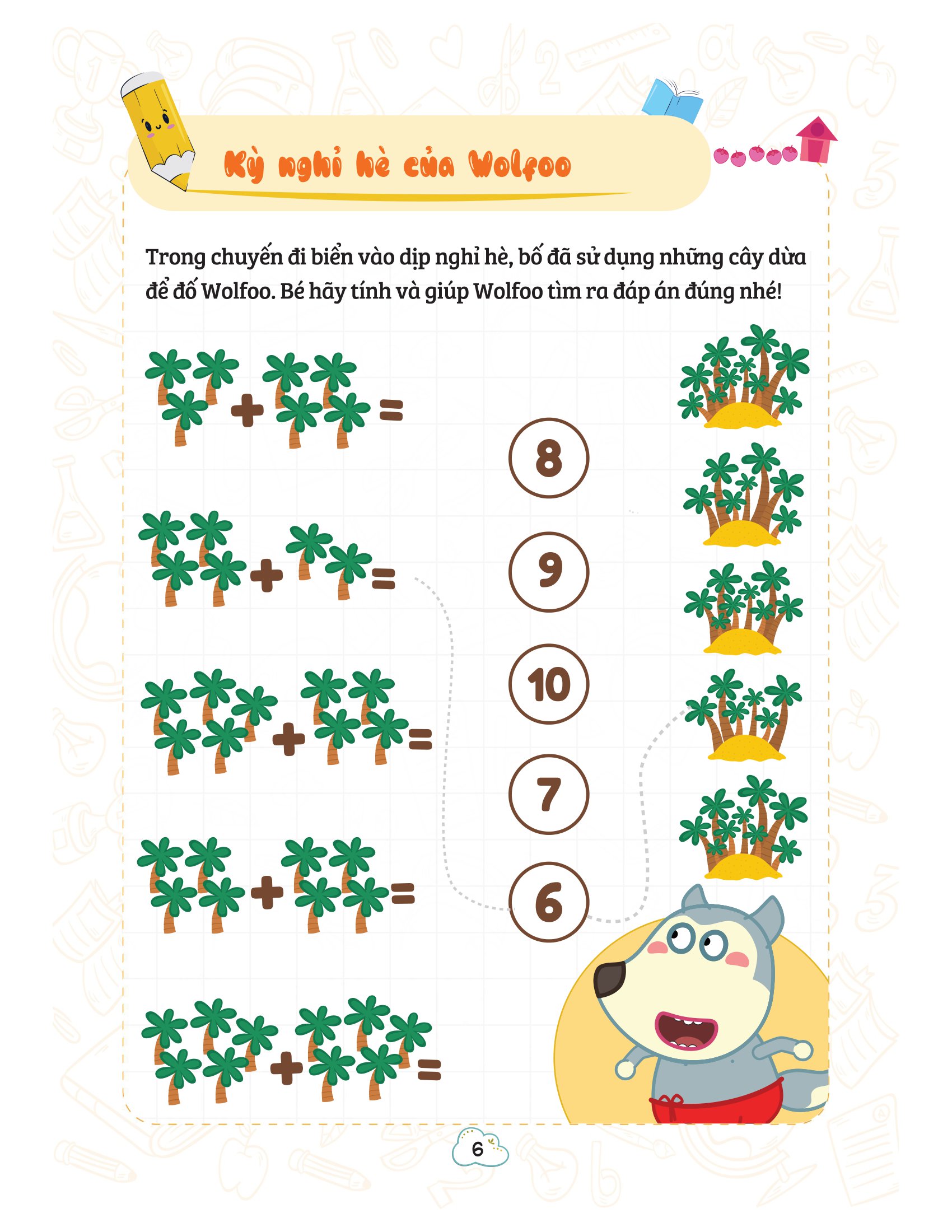 bộ wolfoo khám phá toán học vui - tập 4