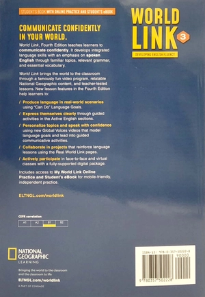 bộ world link 3 with my world link online practice and student's ebook