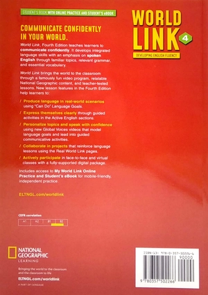 bộ world link 4 with my world link online practice and student's ebook (sticker code) - 4th edition