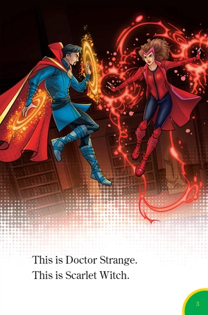bộ world of reading level 1: this is doctor strange and scarlet witch