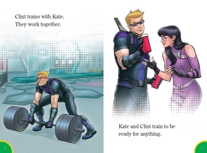 bộ world of reading level 1: this is kate bishop: hawkeye