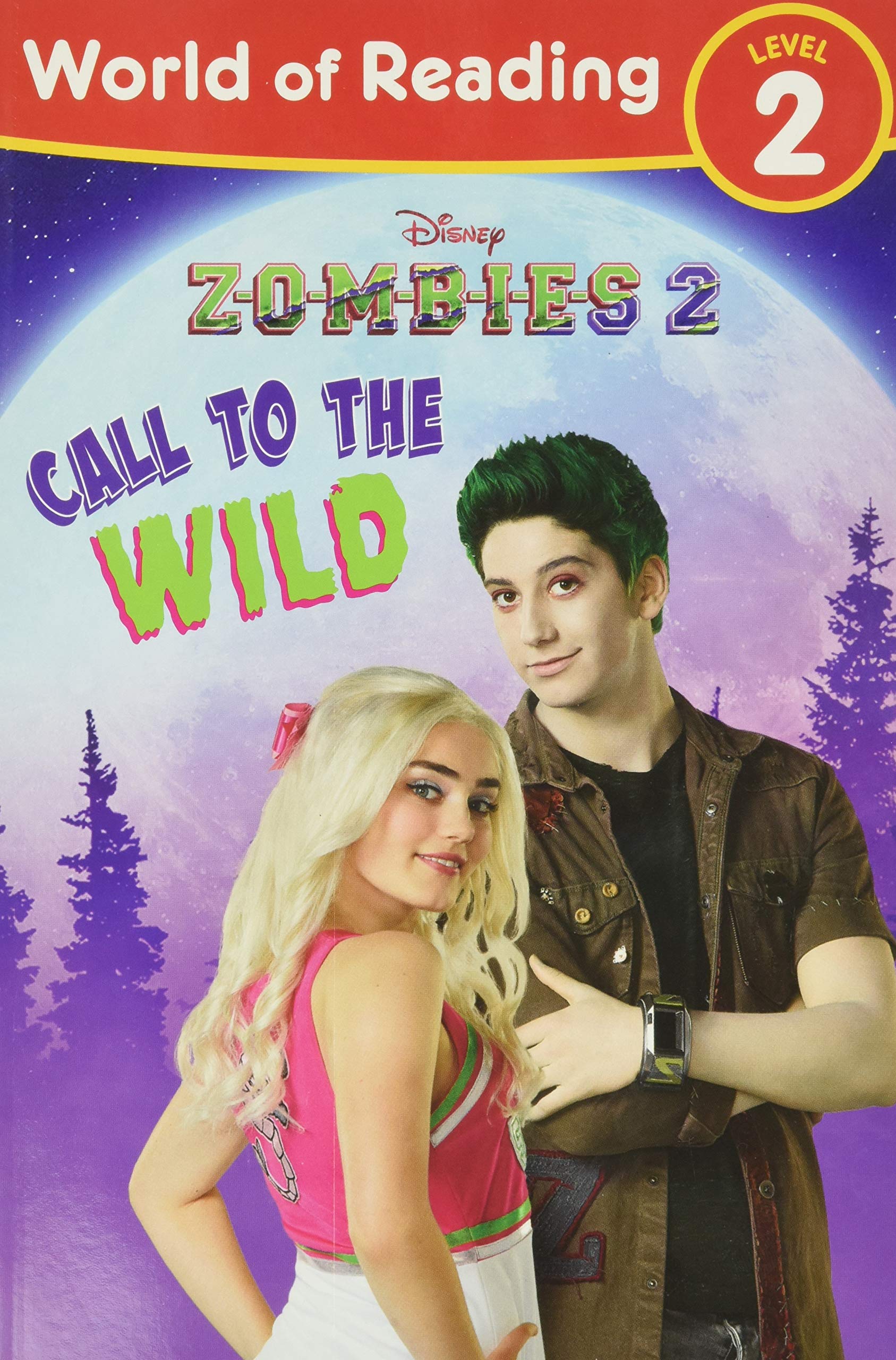 bộ world of reading, level 2: disney zombies 2: call to the wild