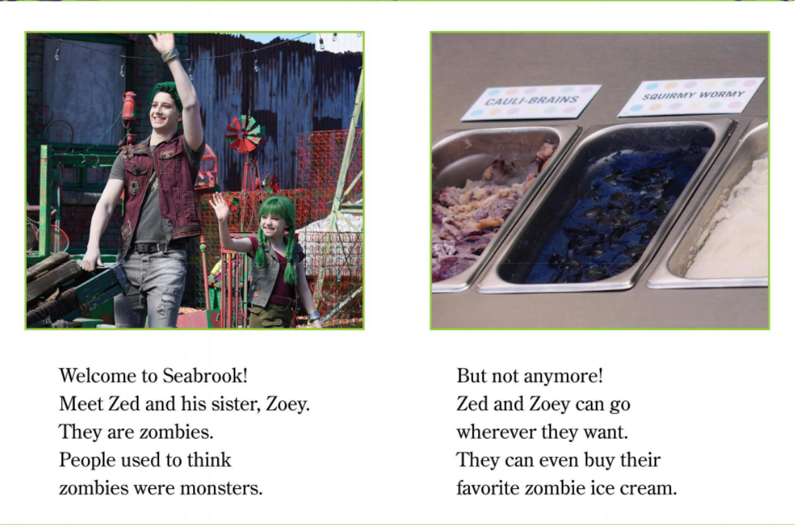 bộ world of reading, level 2: disney zombies 2: call to the wild