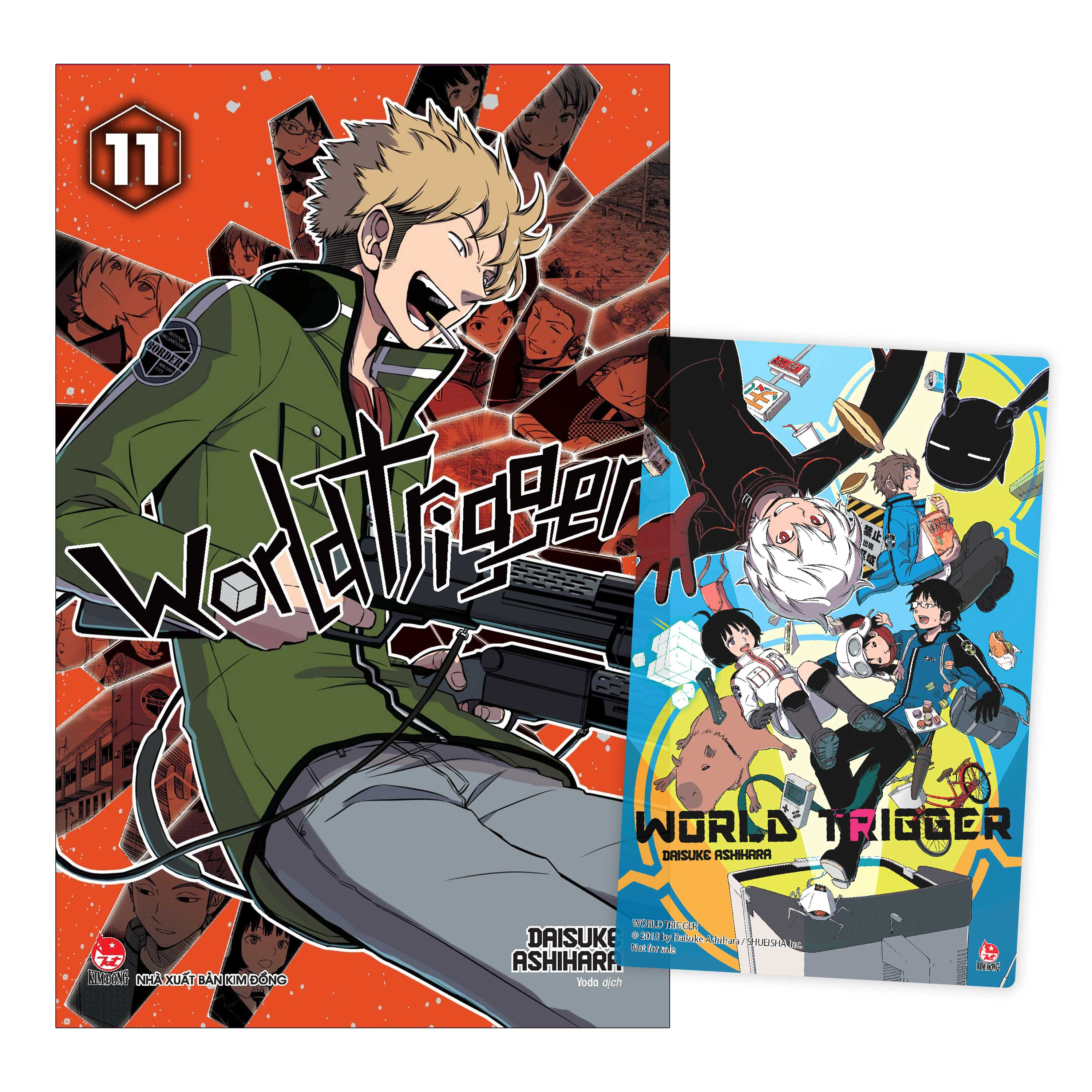 bộ world trigger - tập 11 - tặng kèm pvc card