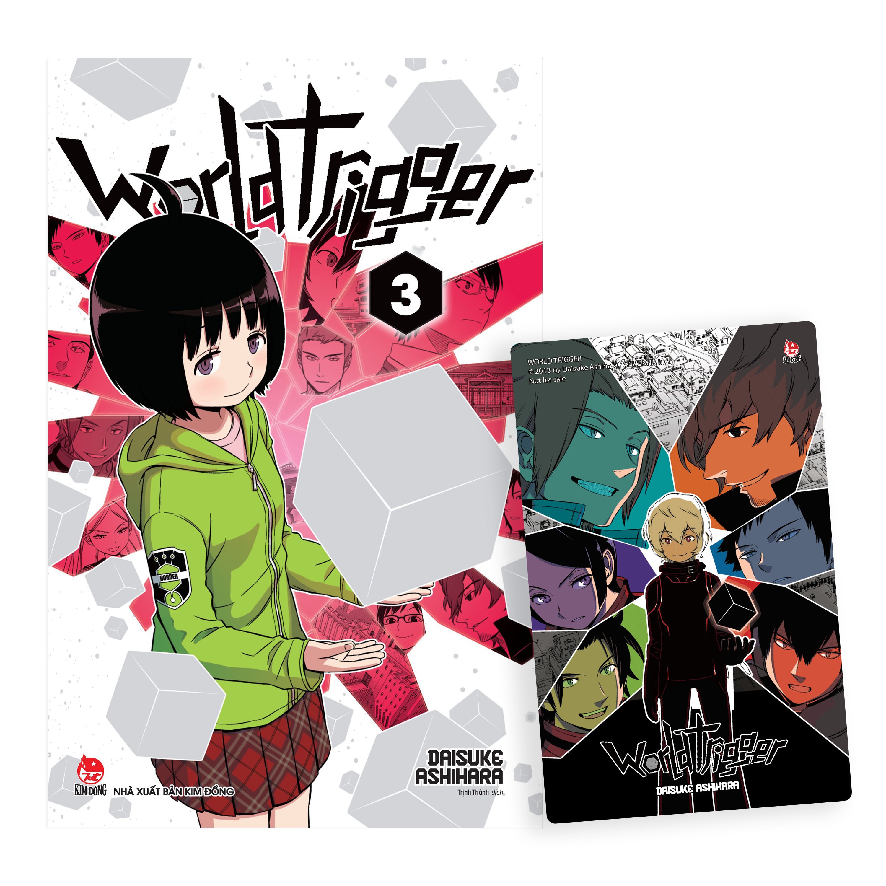 bộ world trigger - tập 3 - tặng kèm pvc card
