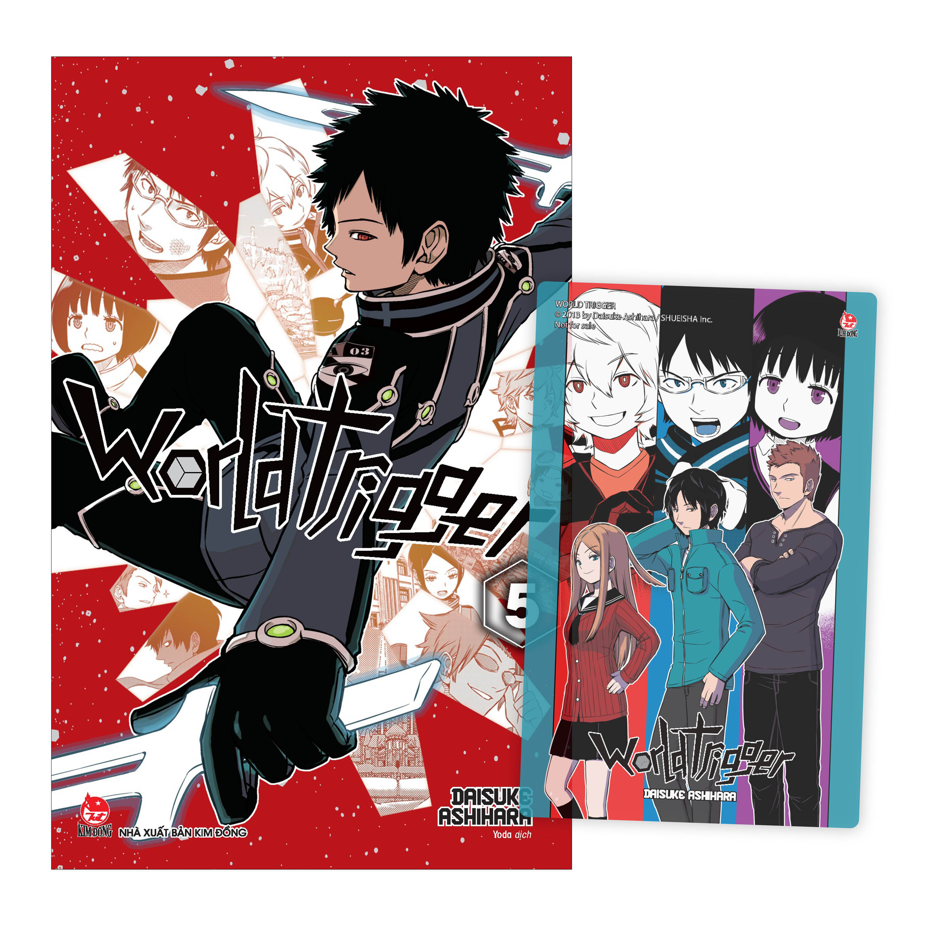 bộ world trigger - tập 5 - tặng kèm pvc card