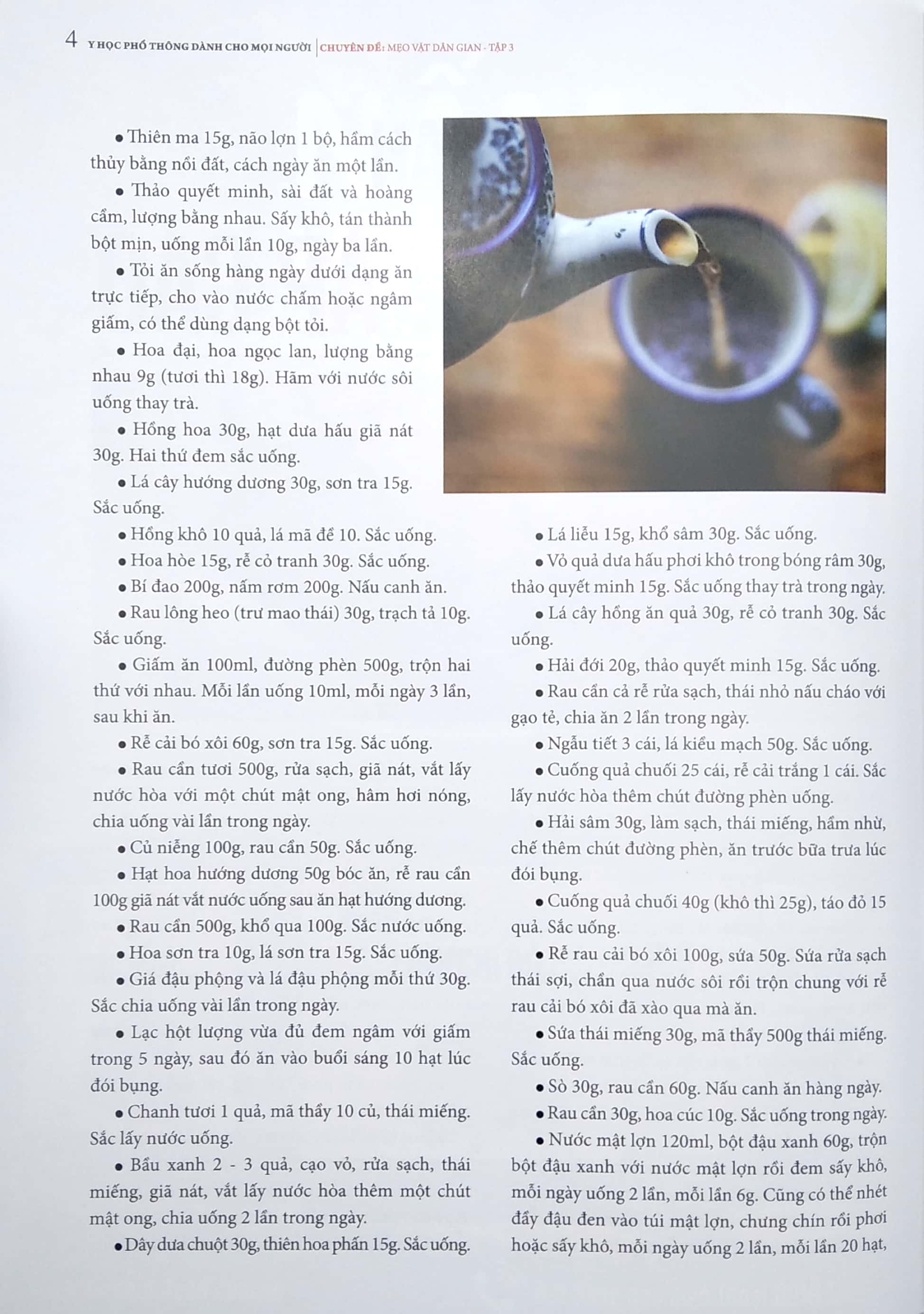 bộ y học phổ thông dành cho mọi người - chuyên đề: mẹo vặt dân gian 3