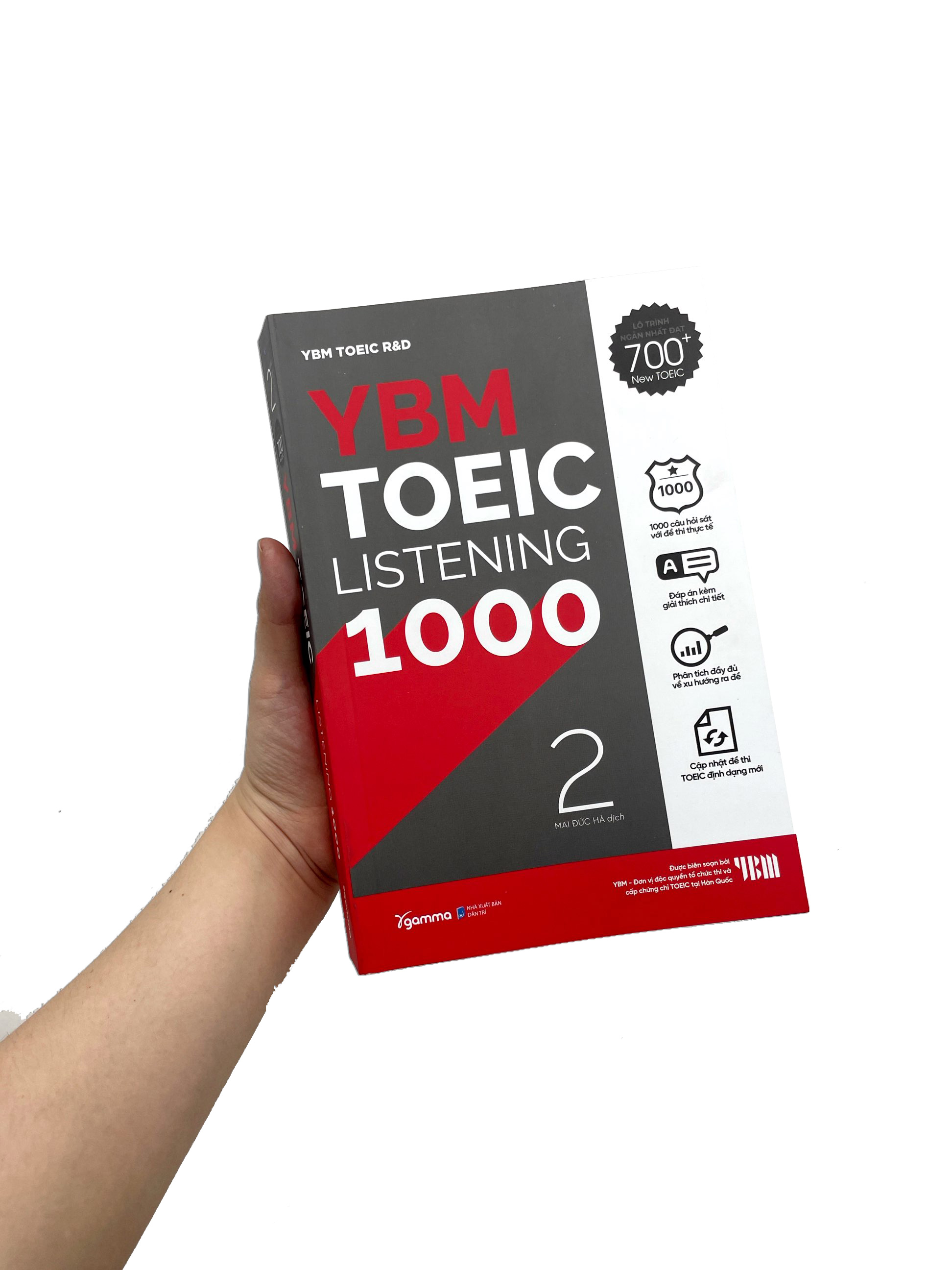bộ ybm toeic listening 1000 - vol 2 (tái bản 2023)