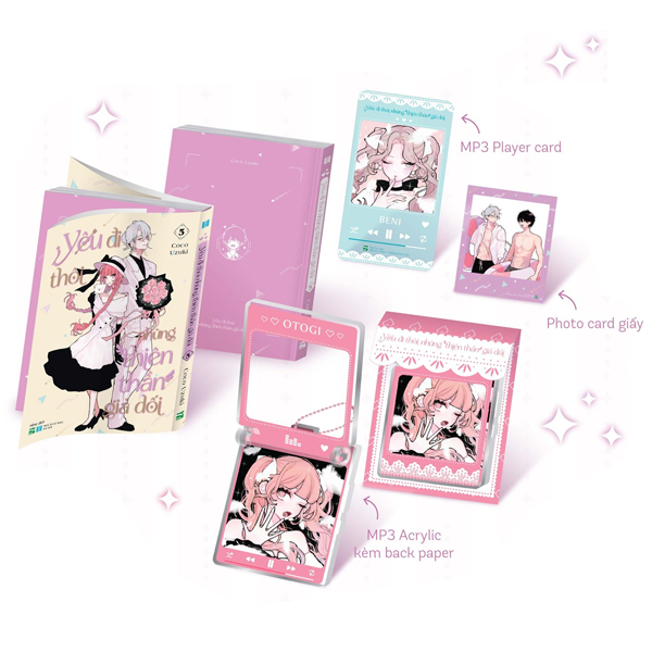 Bo
Yeu Di Thoi Nhung Thien Than Gia Doi - Tap 5 - Ban Suu Tam - Tang Kem Photocard Giay + MP3 Player Card + MP3 Acrylic