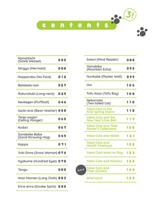 bộ yokai cats vol. 3