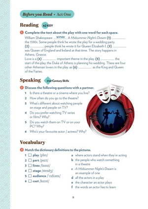 bộ young adult eli readers - a midsummer night's dream- stage 2 a2-downloadable audio files