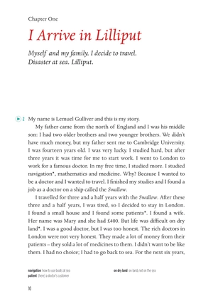 bộ young adult eli readers - gulliverℹs travel - stage 3 b1 - downloadable audio files