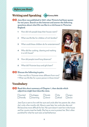 bộ young adult eli readers - jane eyre - stage 3 b1 - downloadable audio files