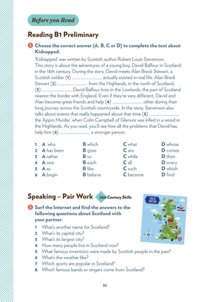 bộ young adult eli readers - kidnapped - stage 3 b1 - downloadable audio files