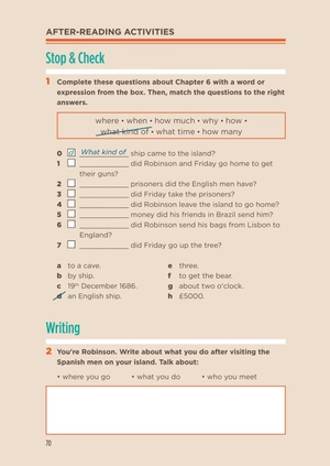 bộ young adult eli readers - robinson crusoe - stage 1 a1 - downloadable audio files