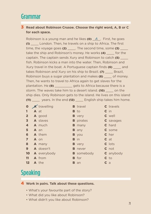 bộ young adult eli readers - robinson crusoe - stage 1 a1 - downloadable audio files