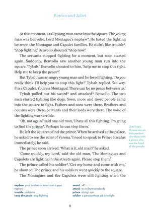 bộ young adult eli readers - romeo and juliet - stage 2 a2 - downloadable audio files