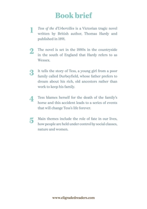 bộ young adult eli readers - tess of the dℹurbervilles - stage 3 b1 - downloadable audio files