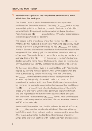 bộ young adult eli readers - the scarlet letter -stage 4 b2 - downloadable audio files