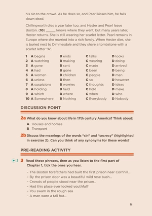 bộ young adult eli readers - the scarlet letter -stage 4 b2 - downloadable audio files