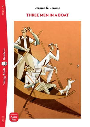 bộ young adult eli readers - three men in a boat - stage 2 a2 - downloadable audio files