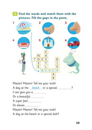 bộ young eli readers - aladdin and the magic lamp - stage 1 below a1 - downloadable multimedia