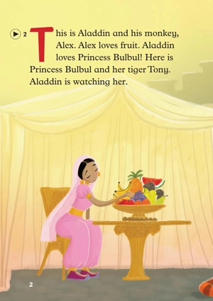 bộ young eli readers - aladdin and the magic lamp - stage 1 below a1 - downloadable multimedia