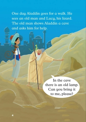 bộ young eli readers - aladdin and the magic lamp - stage 1 below a1 - downloadable multimedia