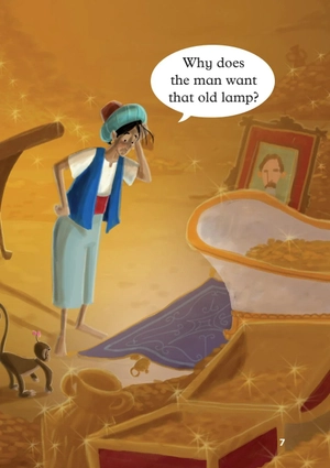 bộ young eli readers - aladdin and the magic lamp - stage 1 below a1 - downloadable multimedia