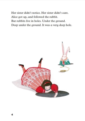 bộ young eli readers - alice in wonderland - stage 4 a2 - downloadable multimedia
