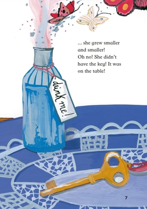 bộ young eli readers - alice in wonderland - stage 4 a2 - downloadable multimedia