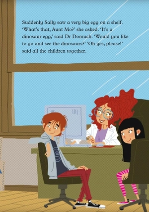 bộ young eli readers - dr domuch and the dinosaur egg - stage 3 a1.1 - downloadable audio files