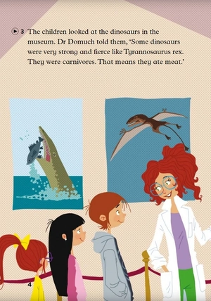 bộ young eli readers - dr domuch and the dinosaur egg - stage 3 a1.1 - downloadable audio files