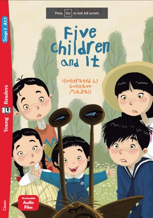 bộ young eli readers - five children and it - stage 3 a1.1 - downloadable audio files