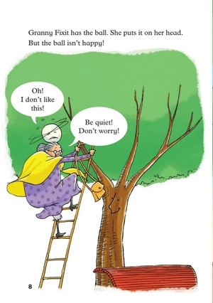 bộ young eli readers - granny fixit and the ball - stage 1 below a1 - downloadable audio files